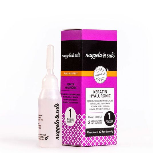 nuggela & sule ampolla para el cabello de keratina-hialuronico 10ml 1und
