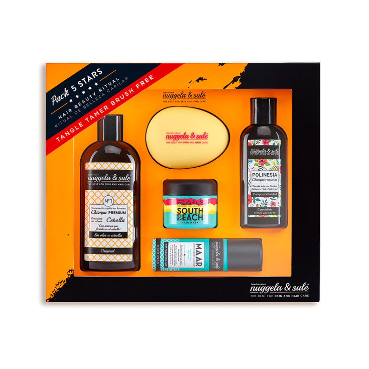 nuggela & sule pack 5 estrellas hair beauty ritual 5 piezas nuggela & sule pack 5 estrellas hair beauty ritual 5 piezas
