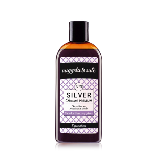 nuggela & sule champu nº3 silver cabellos blancos o grises 250ml