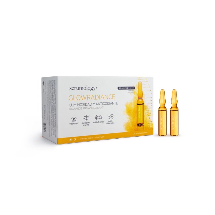 serumology glowradiance serum luminosidad y antioxidante 30 ampollas x 2ml serumology glowradiance serum luminosidad y antioxidante 30 ampollas x 2ml