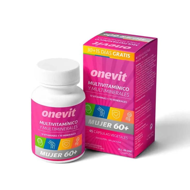 onevit mujer 60+ complemento alimenticio 45 capsulas