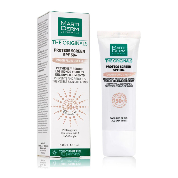 martiderm proteos screen spf50 color fuid cream 40ml