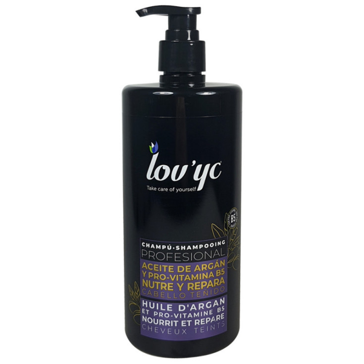 lov'yc champu nutre y repara cabello teñido dosificador 750ml