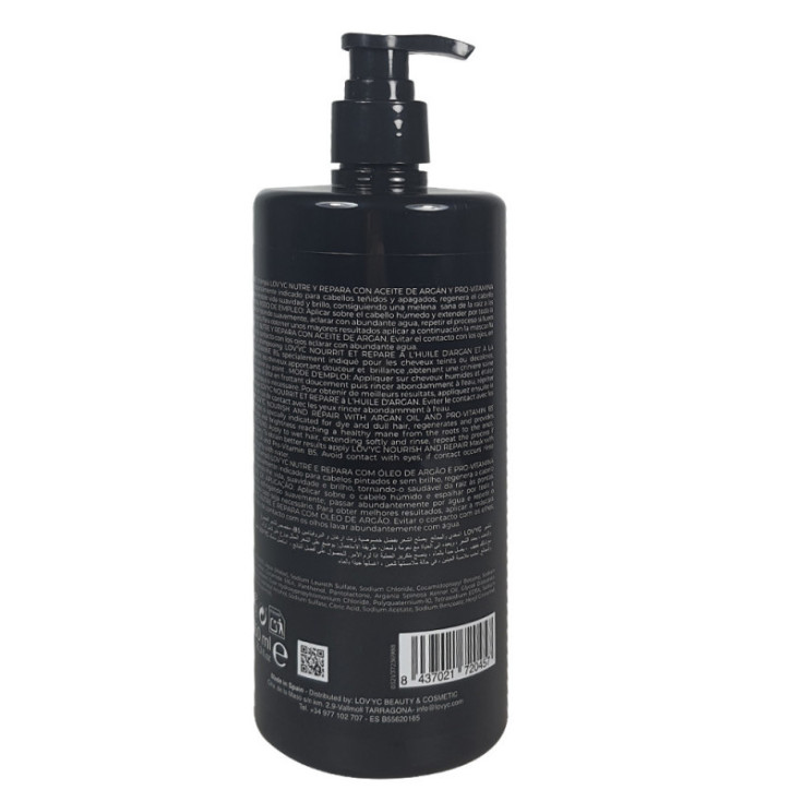 lov'yc champu nutre y repara cabello teñido dosificador 750ml