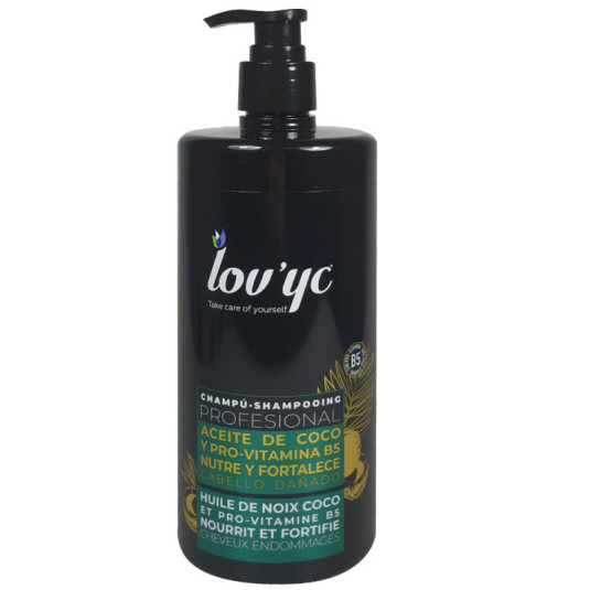 lov'yc champu nutre y fortaleze cabello dañado dosificador 750ml