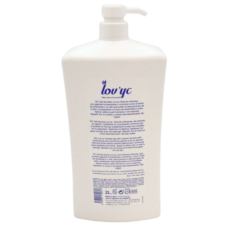 lov´yc gel almendras/miel 2l