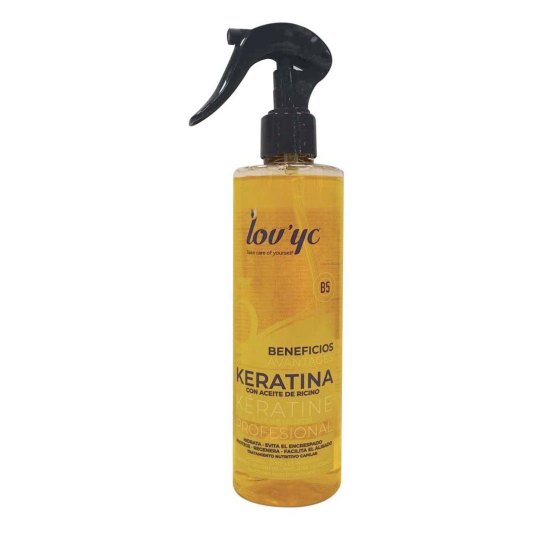 lov'yc keratina liquida con aceite de ricino 300ml