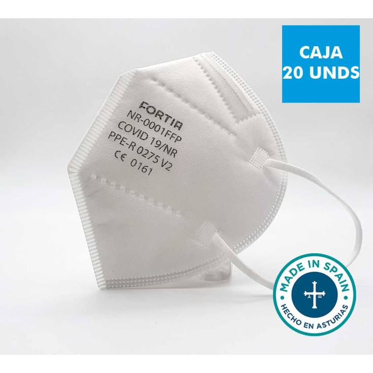mascarilla protectora covid19 blanca homologada 20 unidades mascarilla protectora covid19 blanca homologada 20 unidades