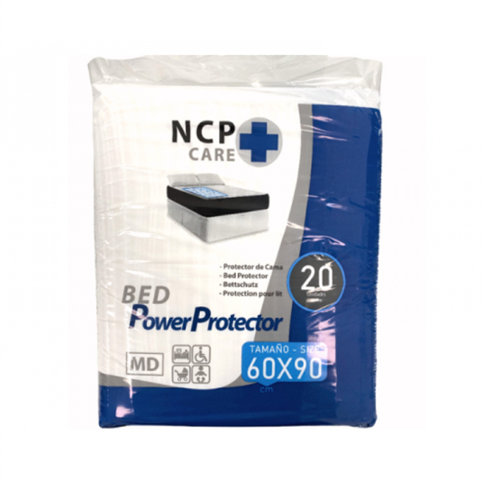 ncp care cubrecamas protector 60x90 cm 20 unidades