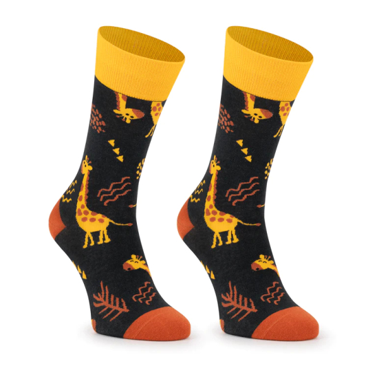 k.crazy calcetines divertidos jirafa 1 par