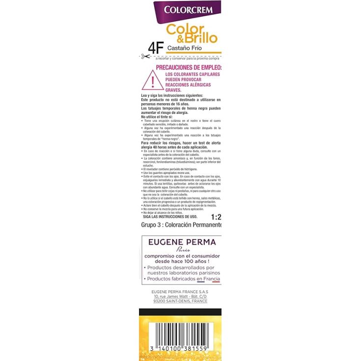 colorcrem tinte color & brillo original 70