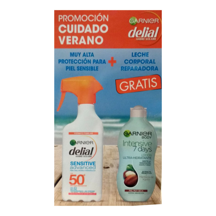 delial factor 50 pistola sensitive 300 + body garnier delial factor 50 pistola sensitive 300 + body garnier