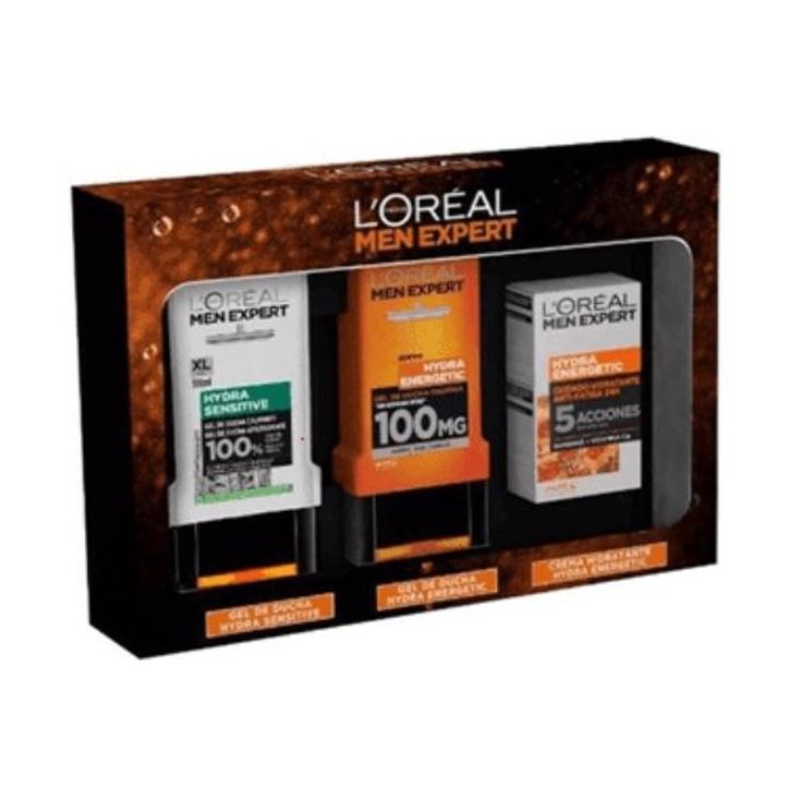 loreal men expert hydra energetic anti-fatiga set 3 piezas loreal men expert hydra energetic anti-fatiga set 3 piezas