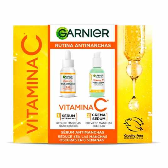 garnier vitamina c set cuidado facial anti-manchas