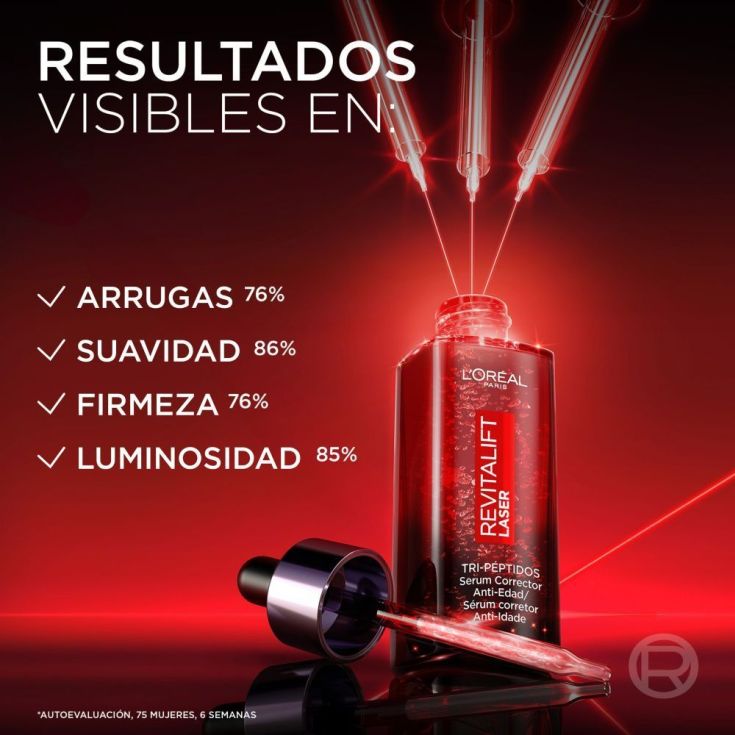 loreal expertise revitalift laser new serum + crema cofre 2 piezas