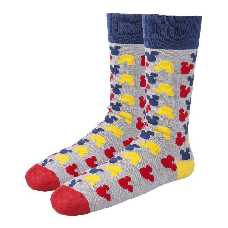 gift box pack 3 pares de calcetines mickey talla 36/41