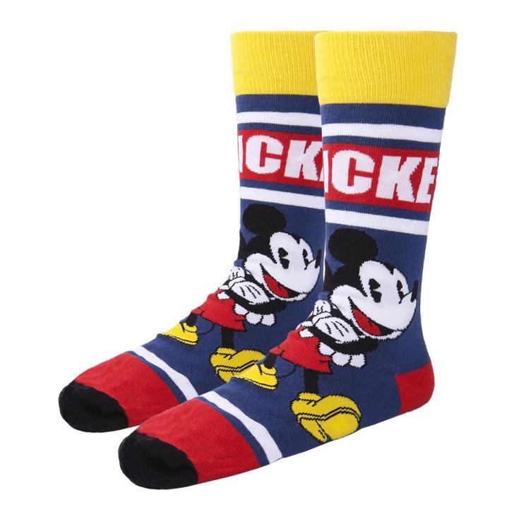 gift box pack 3 pares de calcetines mickey talla 36/41