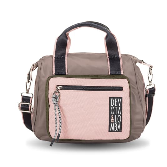devota & lomba bolso spell bicolor tapue 35x25x10cm
