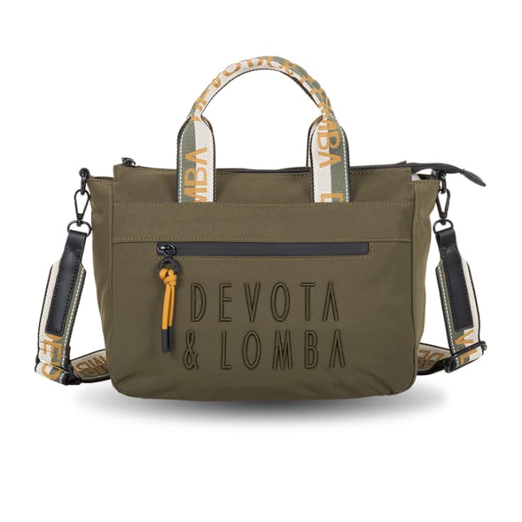 devota & lomba bolso bandolera match kaki 28x25x13cm devota & lomba bolso bandolera match kaki 28x25x13cm