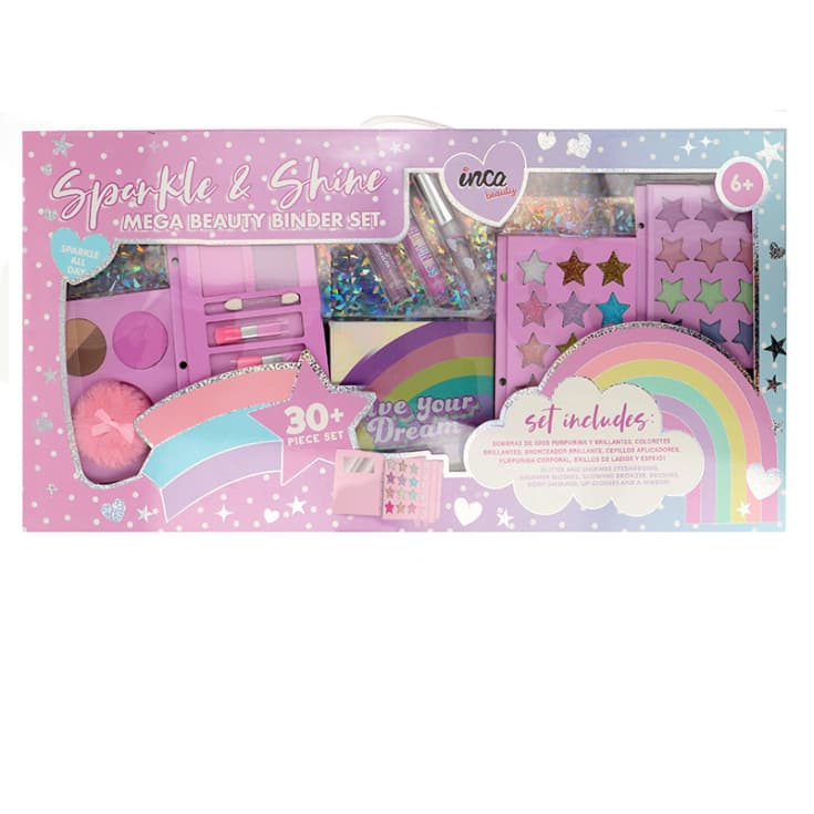 sparkle & shine set de maquillaje infantil 30 piezas