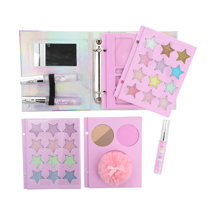 sparkle & shine set de maquillaje infantil 30 piezas