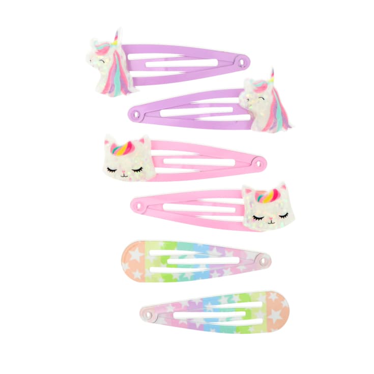 set 6 clips cabello infantil unicornios set 6 clips cabello infantil unicornios
