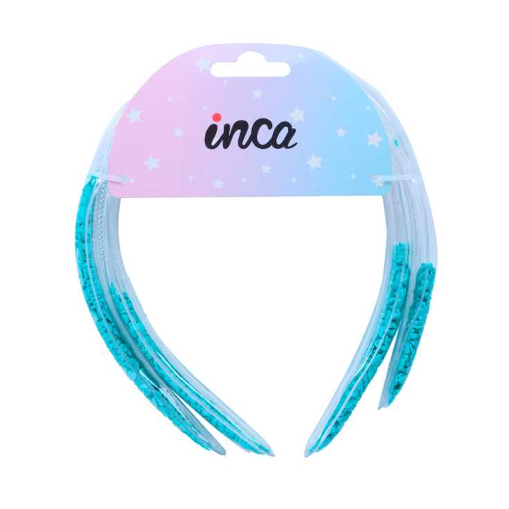 pack 2 diademas infantiles translucidas corazones surtido