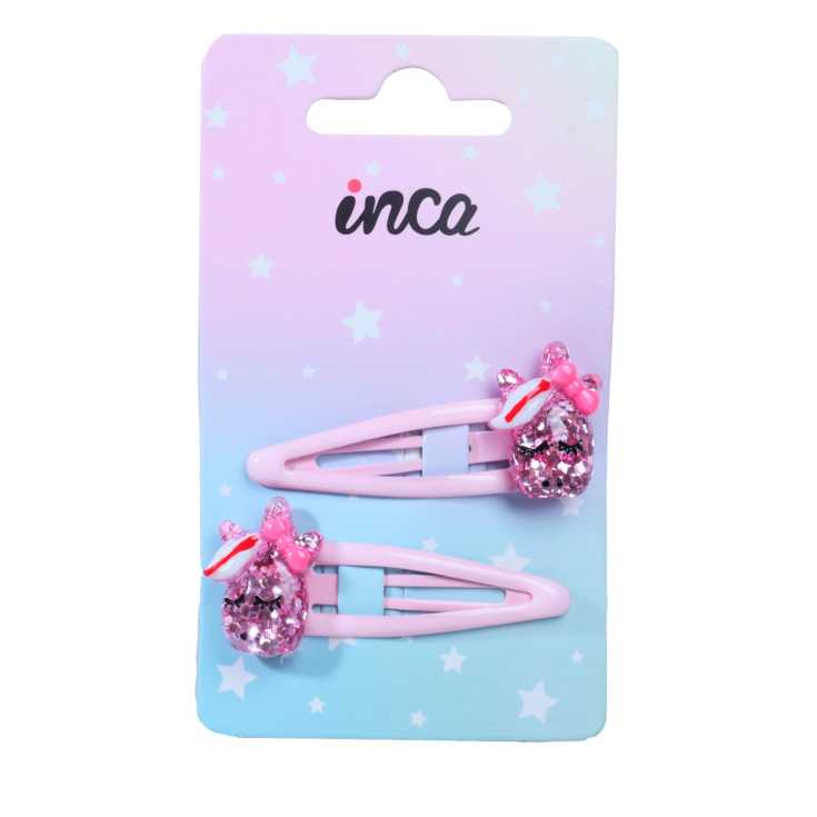 pack 2 clips para el pelo cabecita unicornio infantil pack 2 clips para el pelo cabecita unicornio infantil