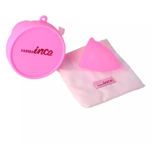 copa menstrual talla m reutilizable + esterilizador plegable