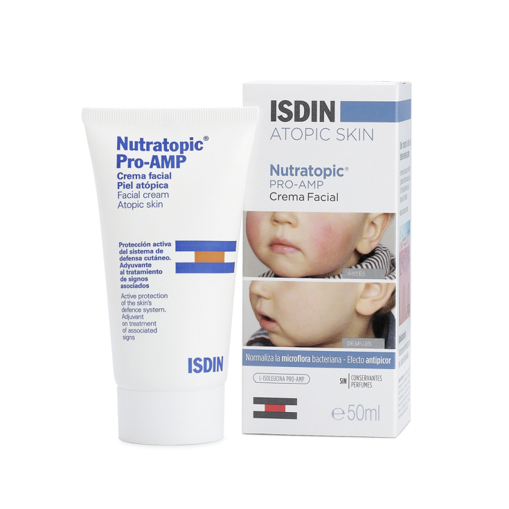 isdin nutratopic pro-amp crema facial piel atopica 50ml