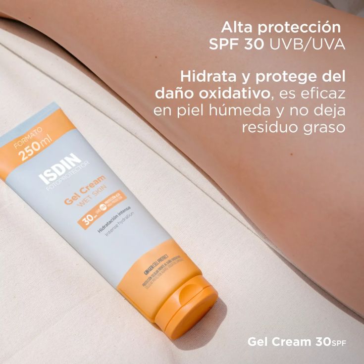 isdin fotoprotector corporal spf30 gel cream 250ml