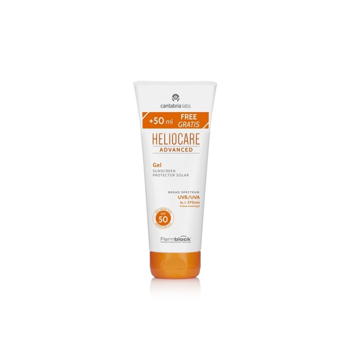 heliocare advanced solar gel spf50 200ml + 50ml gratis