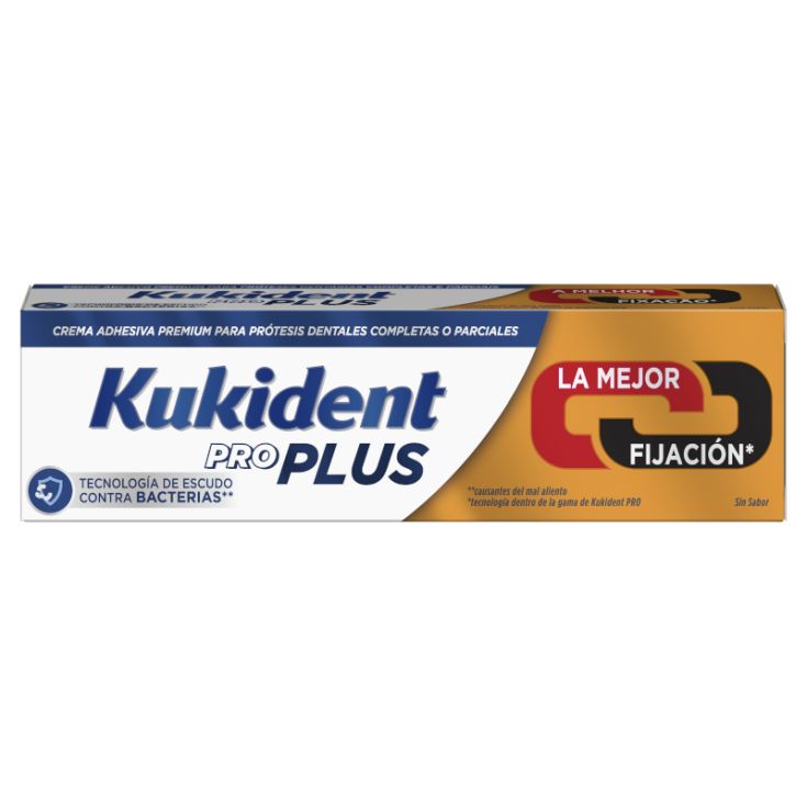 kukident pro doble accion crema adhesiva sabor neutro 40g kukident pro doble accion crema adhesiva sabor neutro 40g