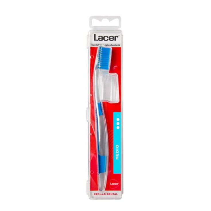 lacer cepillo de dientes medio 1 unidad