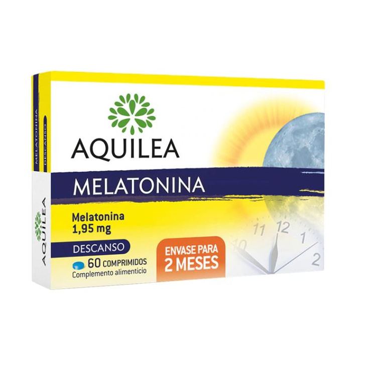 aquilea melatonina ayuda a conciliar sueño 1,95mg 60 comprimidos