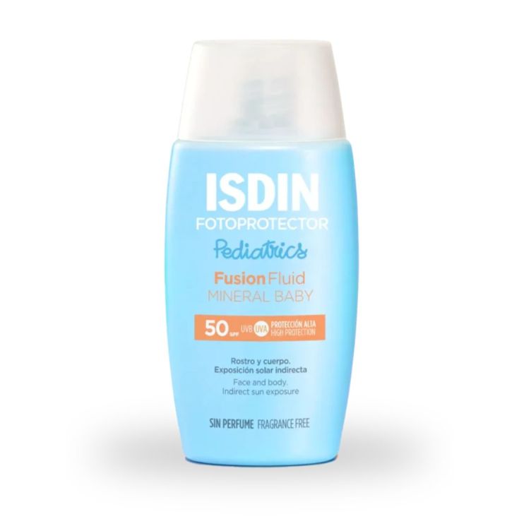 isdin pediatrics fusion fluid mineral baby fotoprotector spf50 50ml