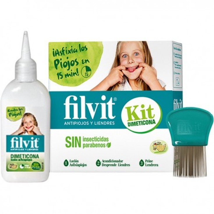 filvit kit dimeticona antipiojos filvit kit dimeticona antipiojos