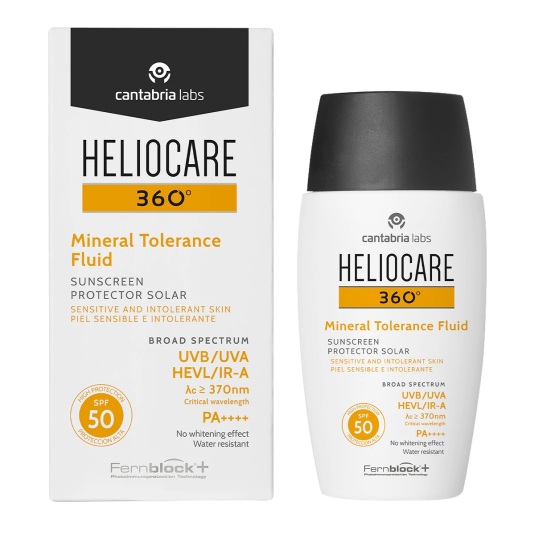 heliocare 360º mineral tolerance fluid spf50 50ml