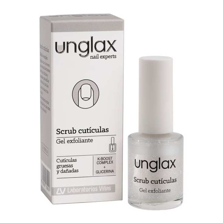 unglax gel exfoliante scrub cuticulas 10ml