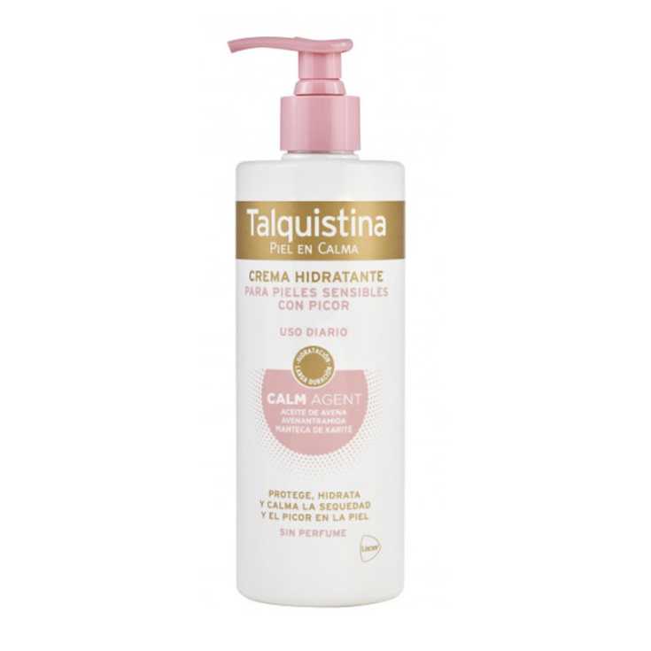 talquistina crema hidratante dosificador 400ml