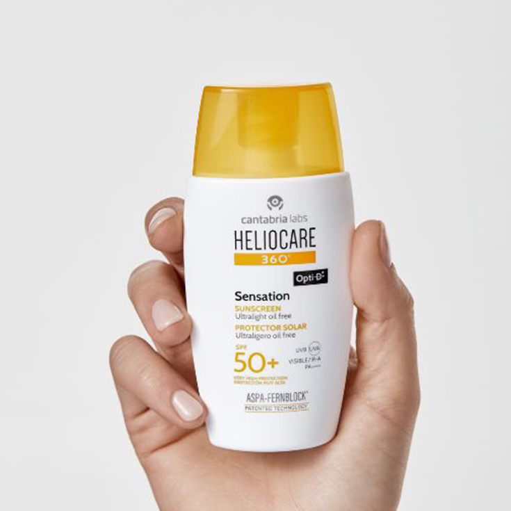 heliocare 360 sensation protector solar facial oil free 50ml