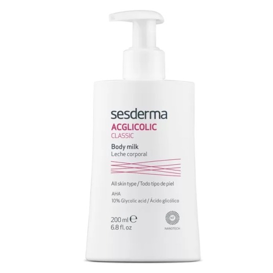 sesderma acglicolic classic leche corporal dosificador 200ml