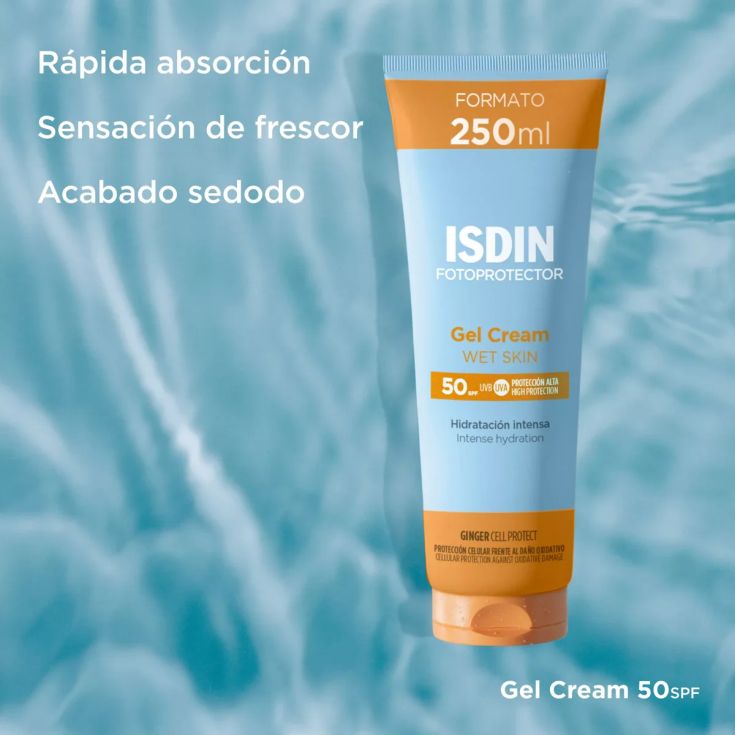 isdin fotoprotector corporal spf50 gel cream 250ml