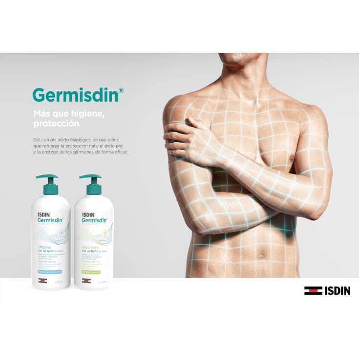 isdin germisdin original gel de baño 1 litro