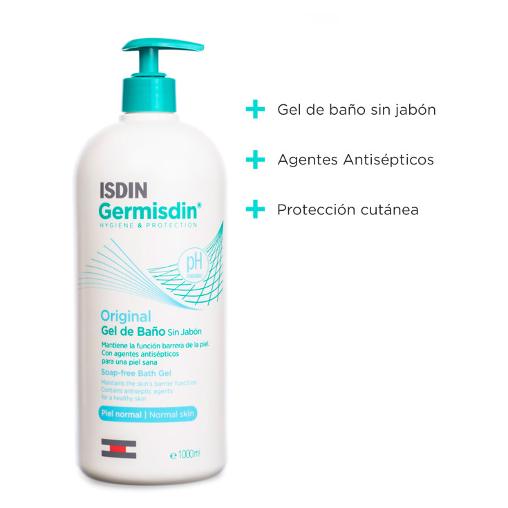 isdin germisdin original gel de baño 1 litro