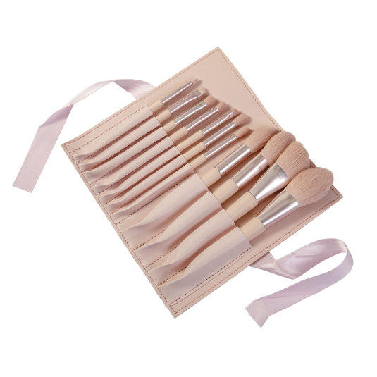 manta de maquillaje 11 brochas y pinceles