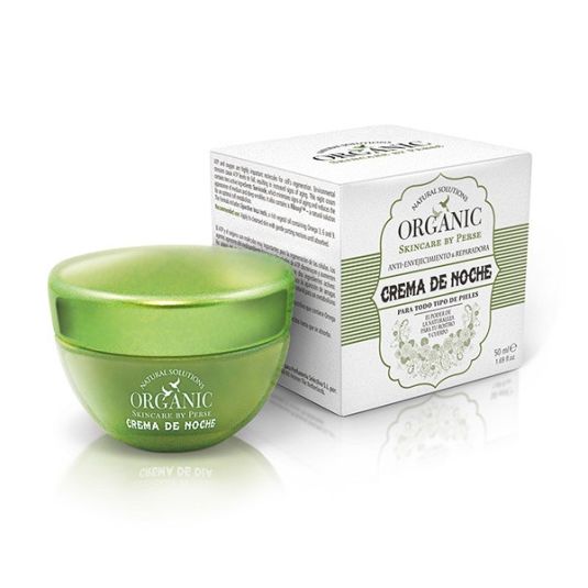 organic crema de noche anti-edad y reparadora 50ml