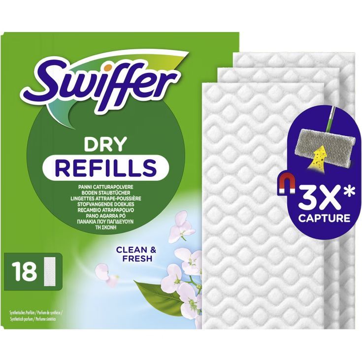 swiffer recambio mopa 18uds swiffer recambio mopa 18uds