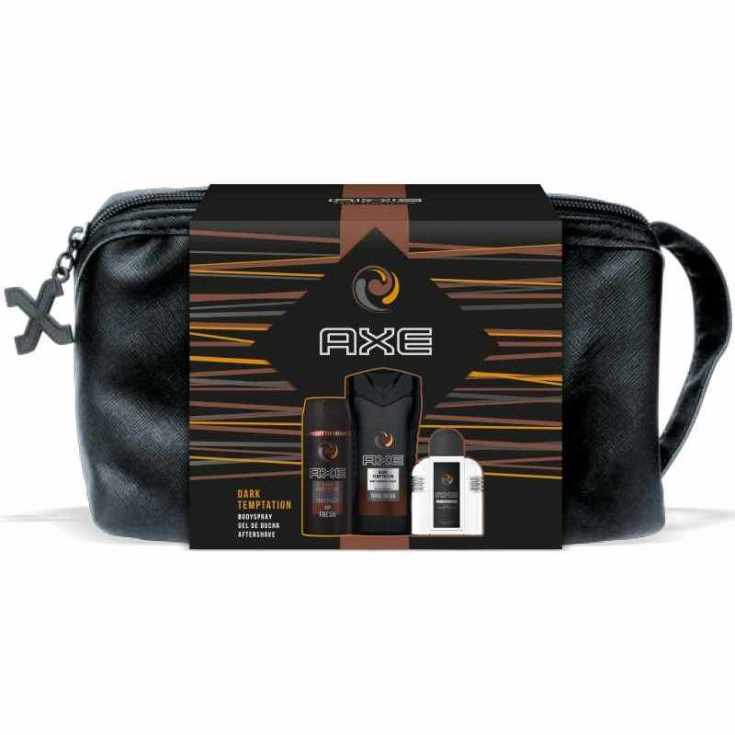 axe dark tempation neceser + set 3 piezas axe dark tempation neceser + set 3 piezas