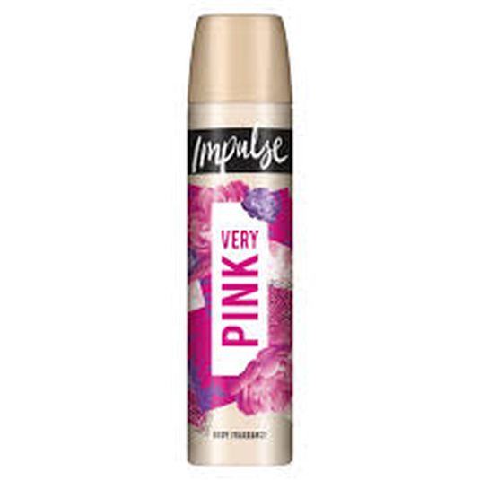 impulse body spray pink 75ml